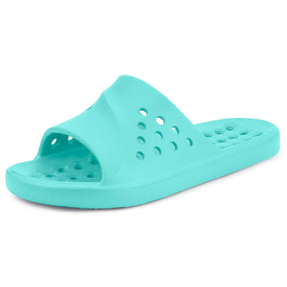 Shower Shoes for Womens Mens Massage Pool Slides with Arch Support Quick Drying Beach Slippers Summer Non Slip Bathroom Indoor Outdoor House Sandals with Drain Holes